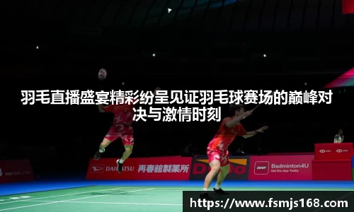 羽毛直播盛宴精彩纷呈见证羽毛球赛场的巅峰对决与激情时刻